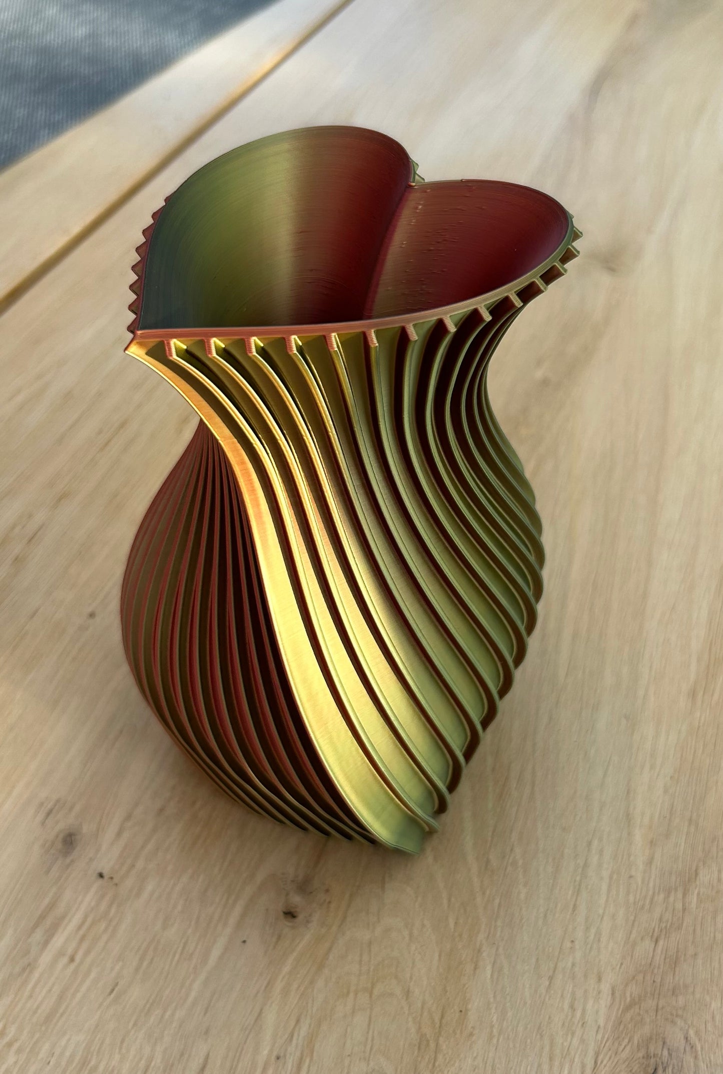 hjerte spiral vase