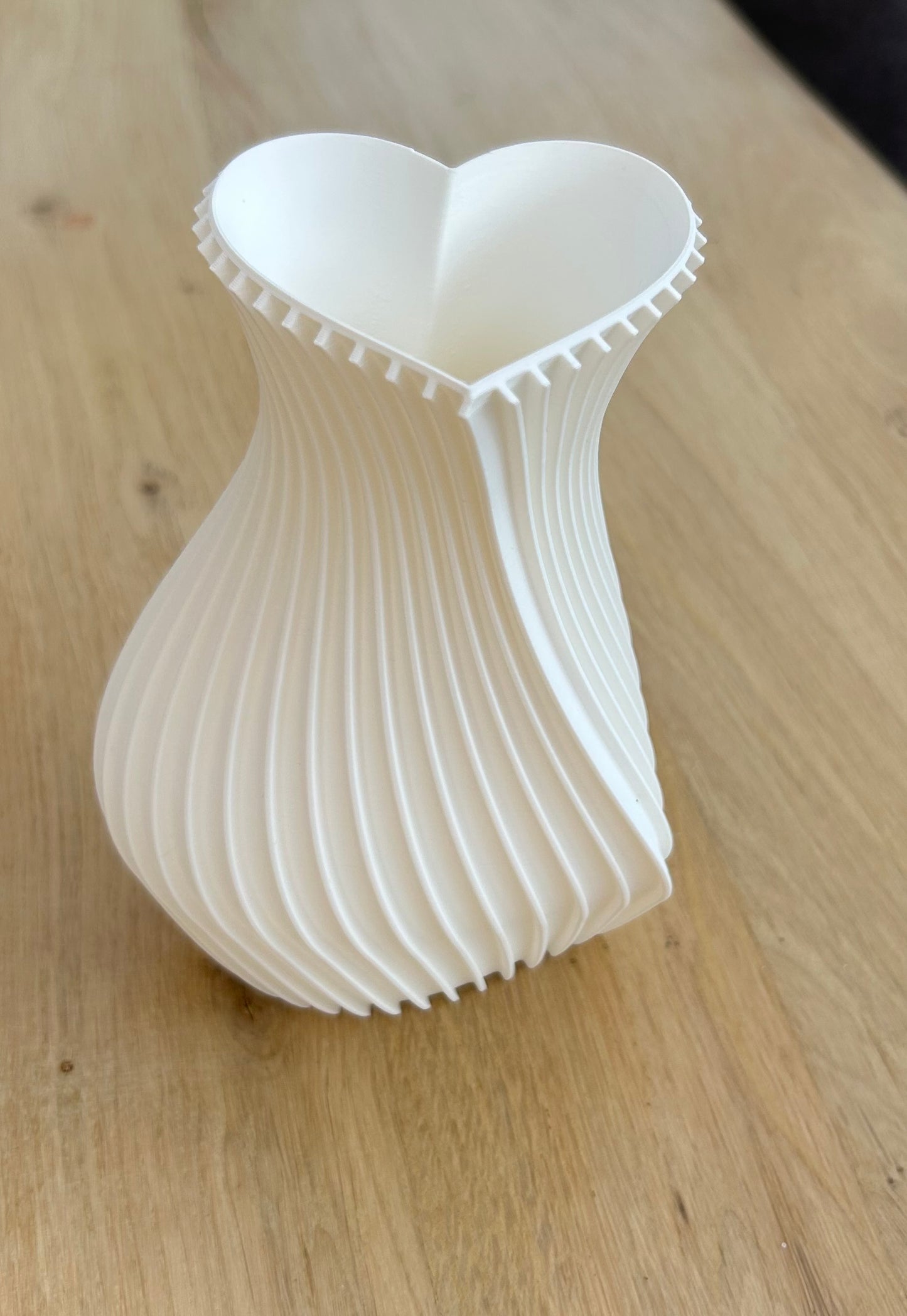hjerte spiral vase