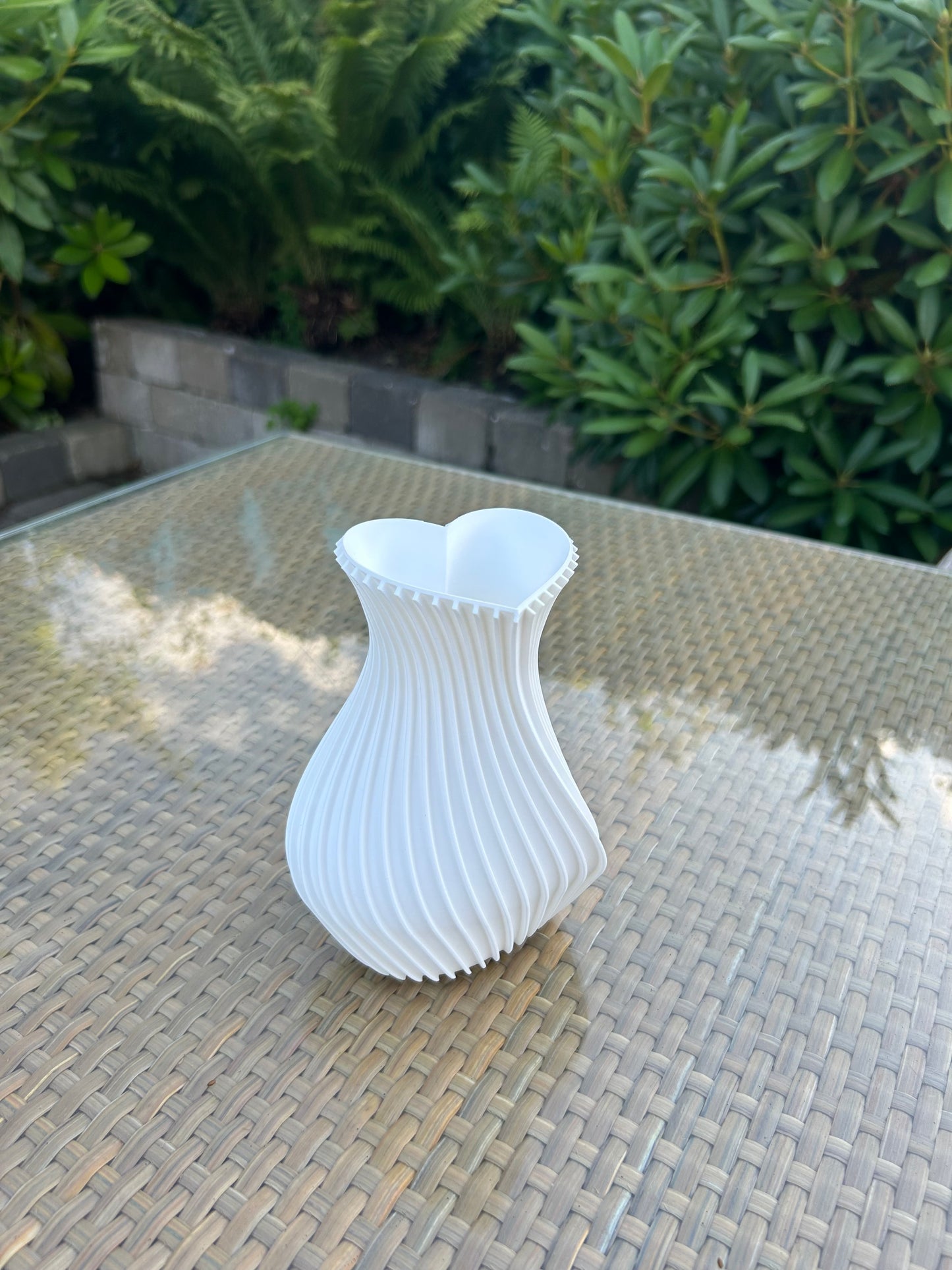 hjerte spiral vase