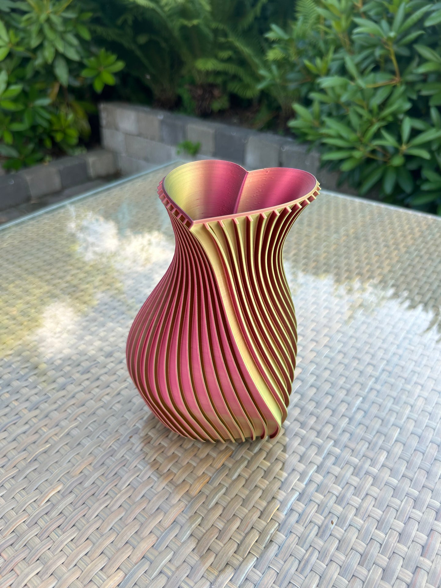 hjerte spiral vase