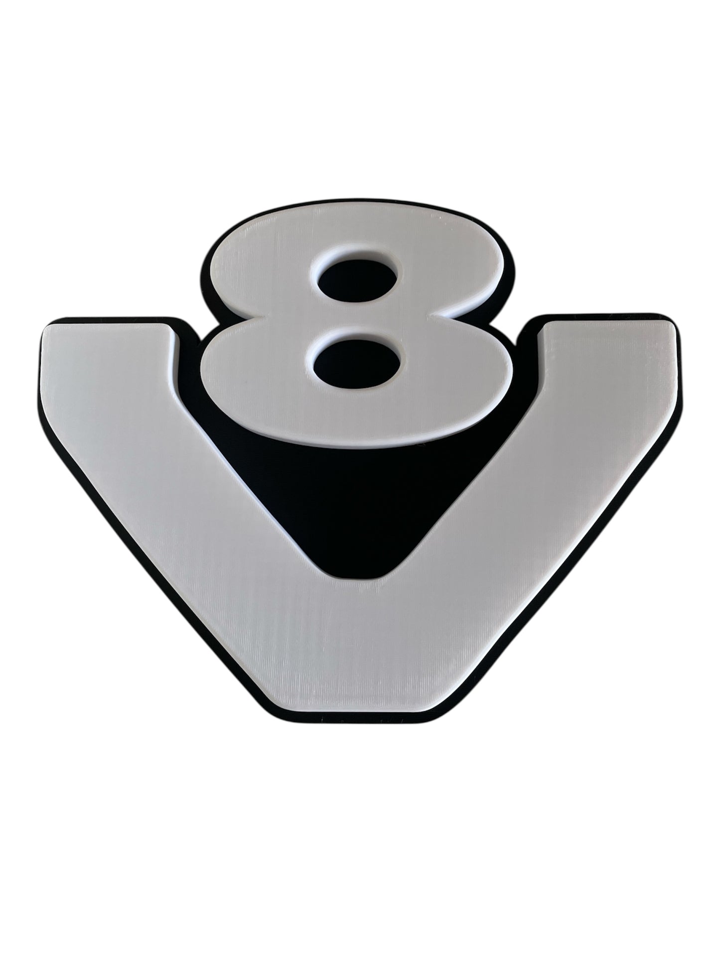 V8 skilt