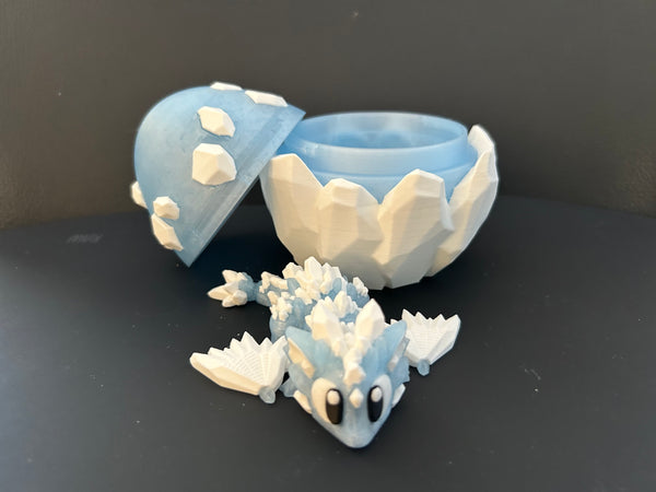 KRYSTAL ÆG MED DRAGE